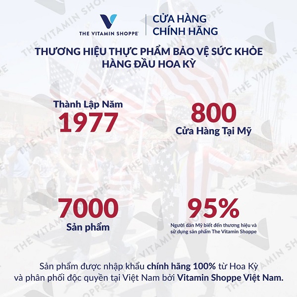 The Vitamin Shoppe - Thương hiệu chính hãng đến từ Hoa Kỳ