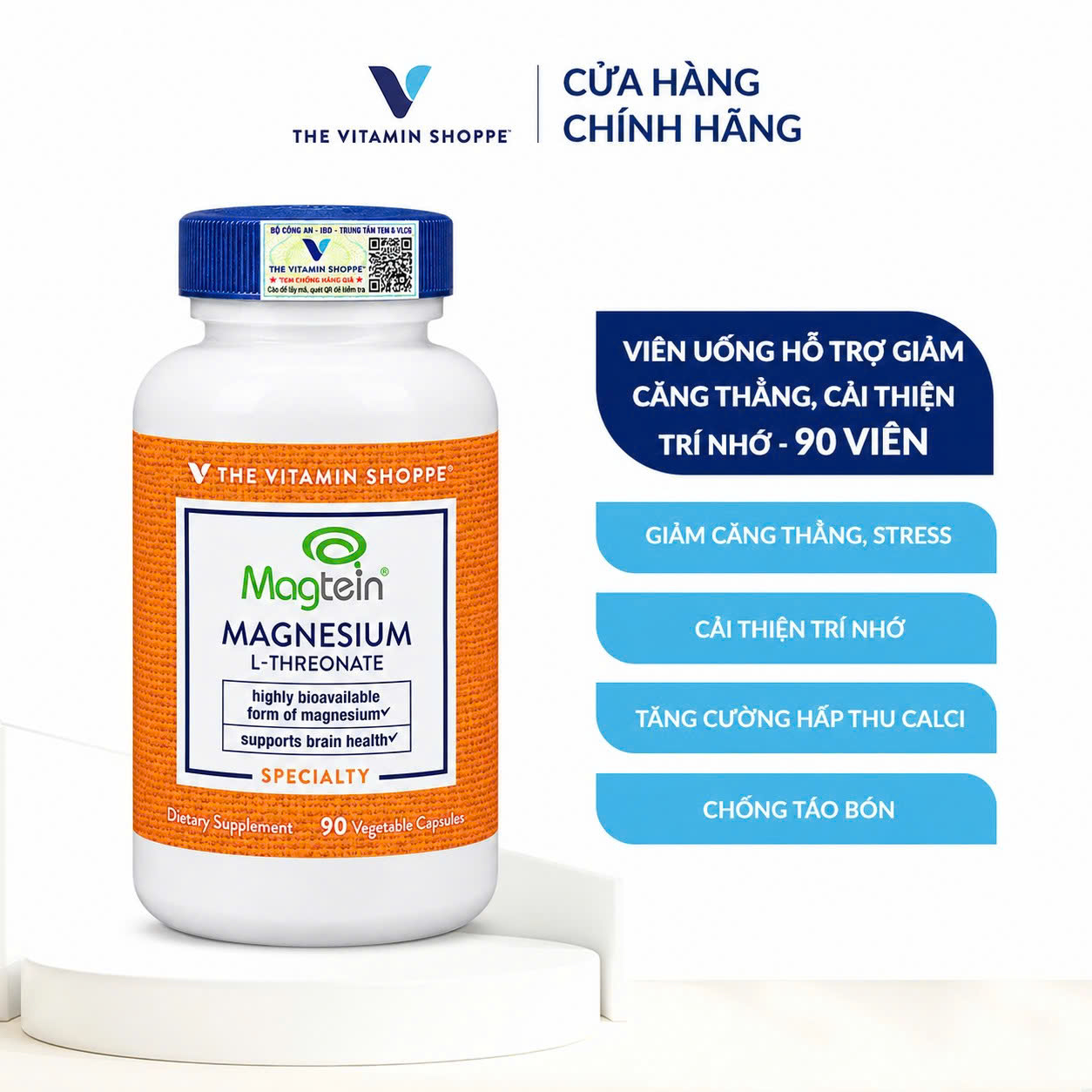Thực phẩm bảo vệ sức khỏe MAGNESIUM THREONATE