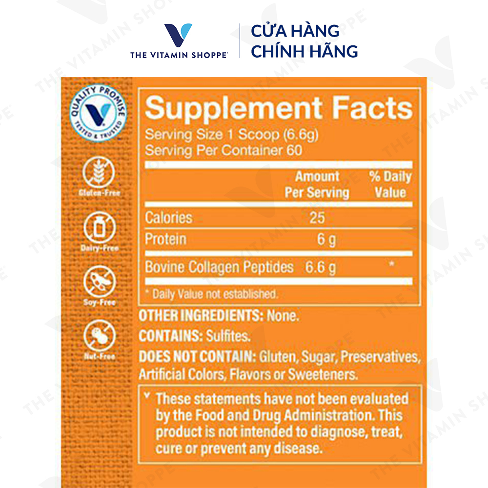 Thực phẩm bảo vệ sức khỏe GRASS-FED COLLAGEN PEPTIDES POWDER