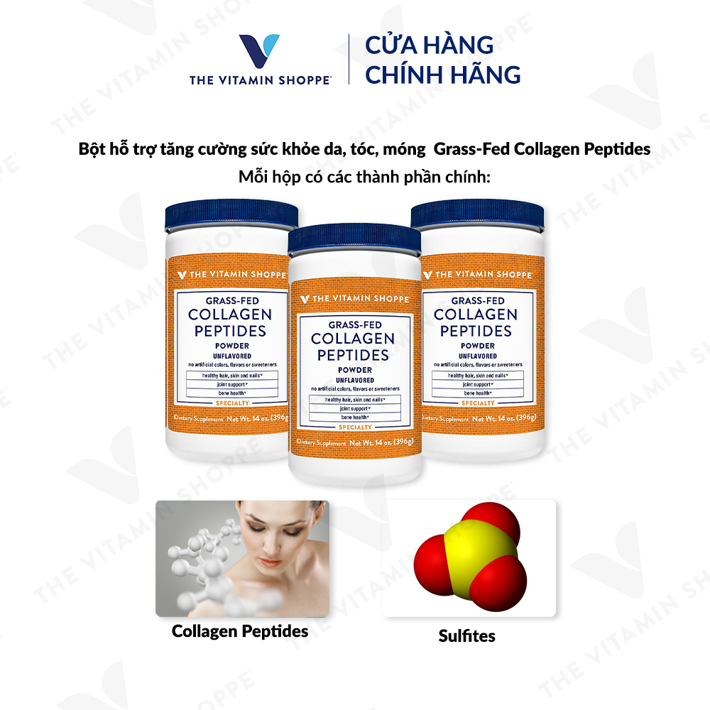 Thực phẩm bảo vệ sức khỏe GRASS-FED COLLAGEN PEPTIDES POWDER