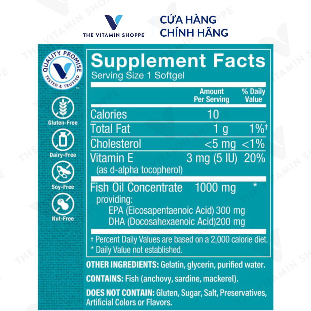 Thực phẩm bảo vệ sức khỏe OMEGA-3 FISH OIL