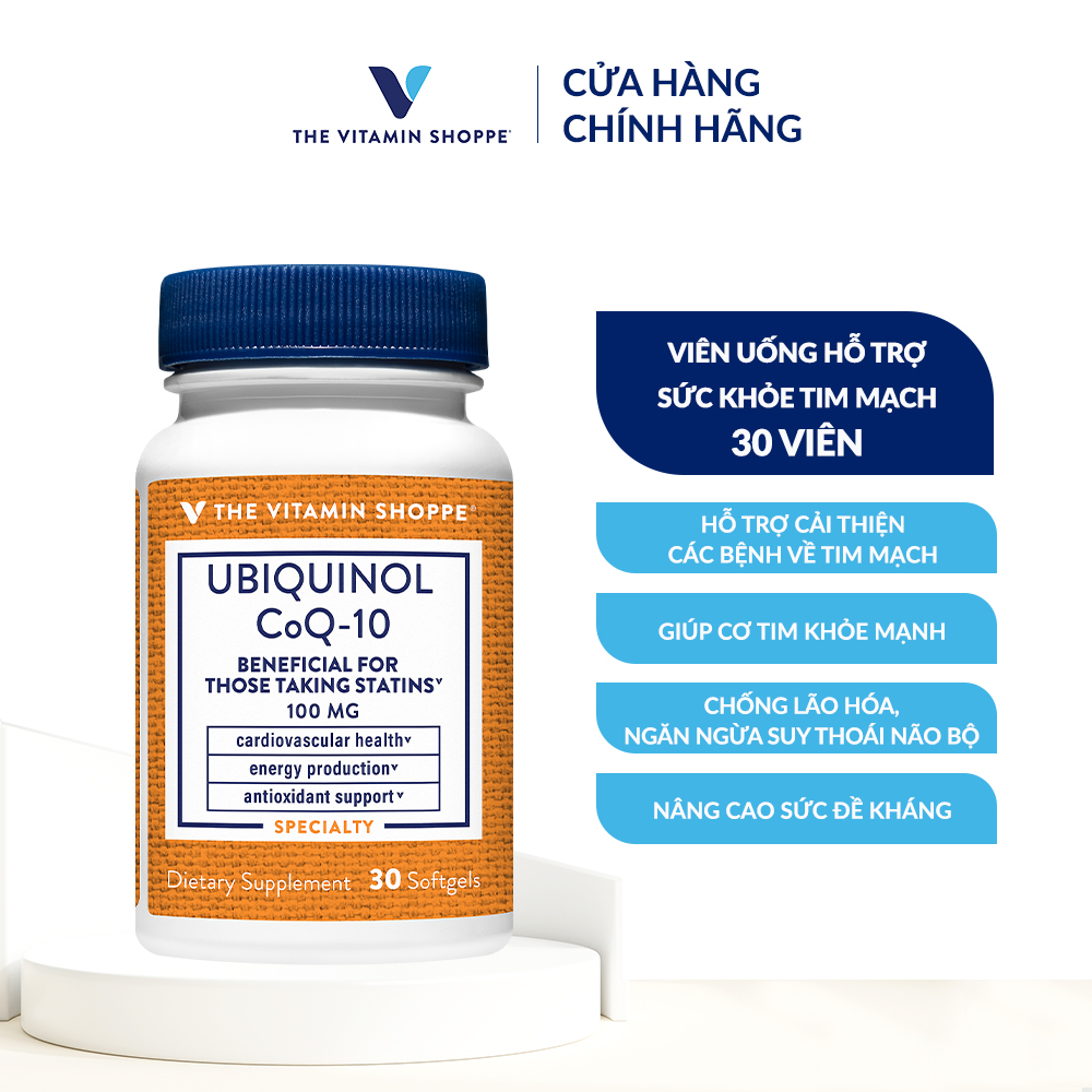 Thực phẩm bảo vệ sức khỏe UBIQUINOL COQ-10 100 MG