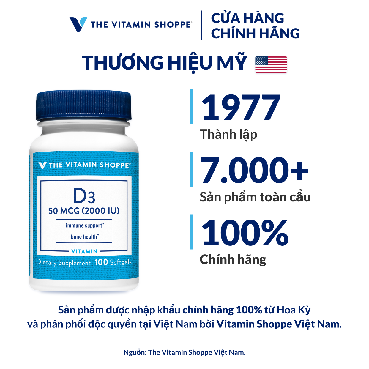 Thực phẩm bảo vệ sức khỏe VITAMIN D3