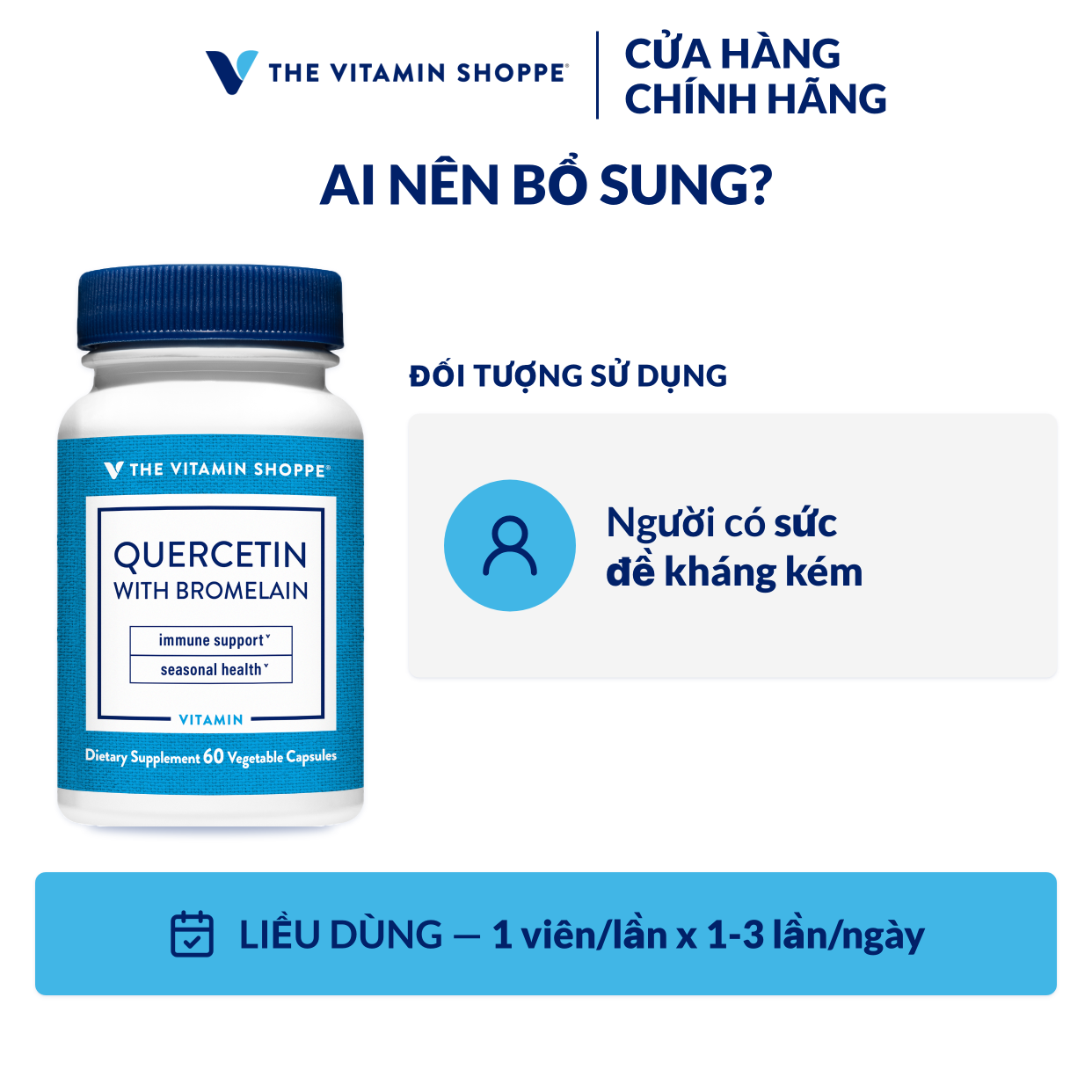 Thực phẩm bảo vệ sức khỏe QUERCETIN WITH BROMELAIN