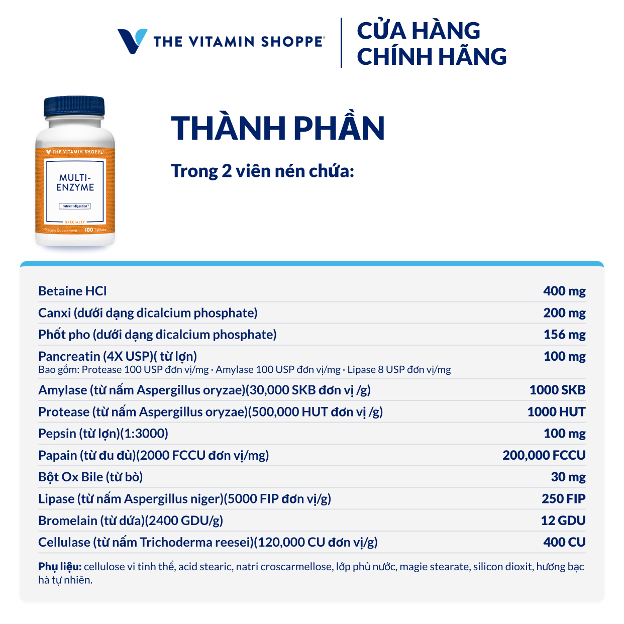 Thực phẩm bảo vệ sức khỏe MULTI-ENZYME