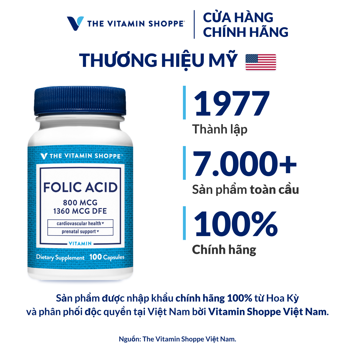 Thực phẩm bảo vệ sức khỏe FOLIC ACID