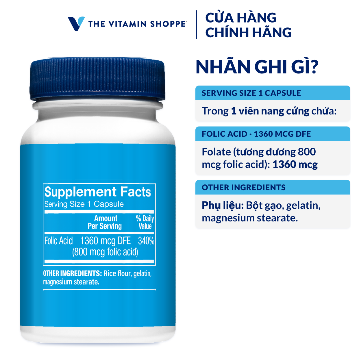 Thực phẩm bảo vệ sức khỏe FOLIC ACID