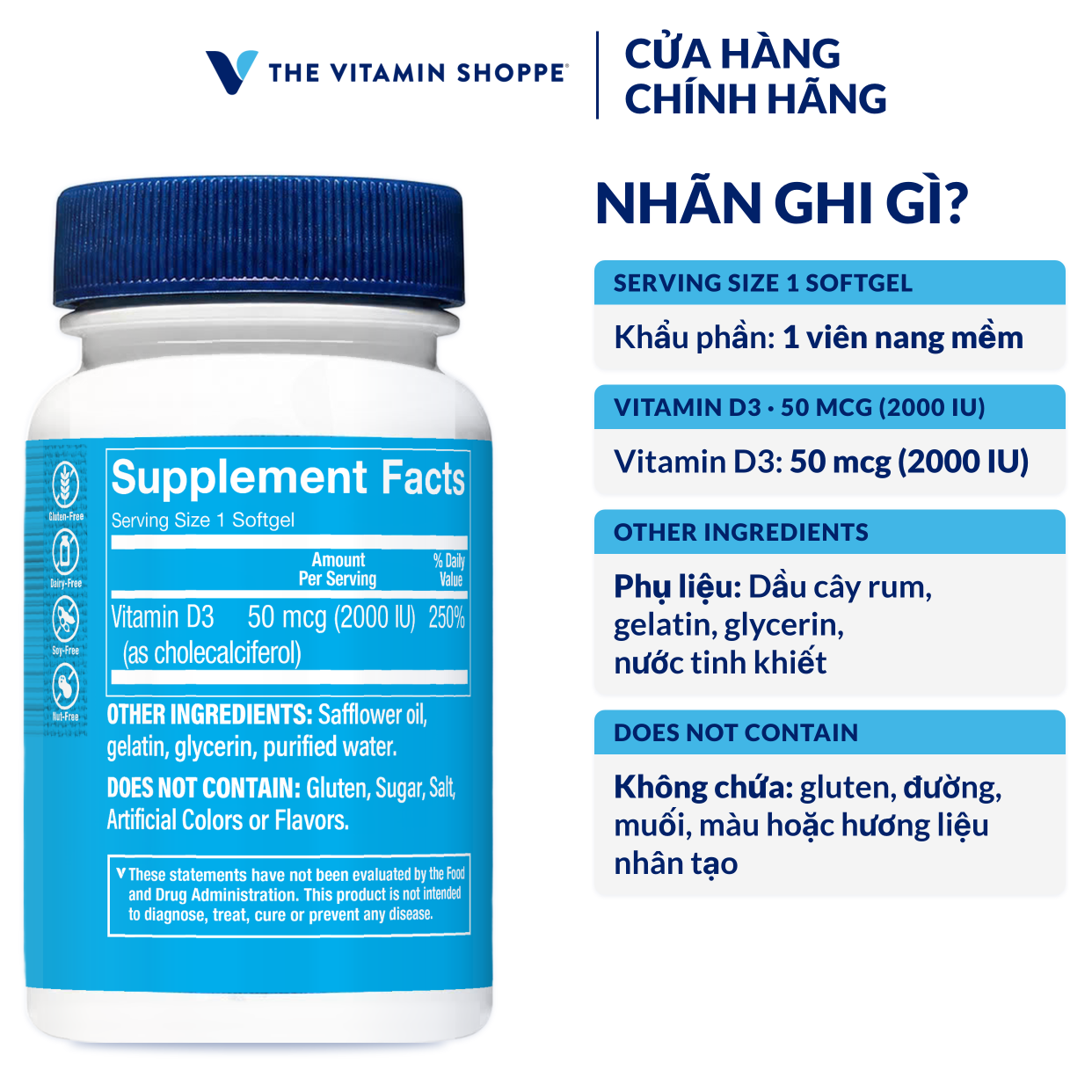 Thực phẩm bảo vệ sức khỏe VITAMIN D3