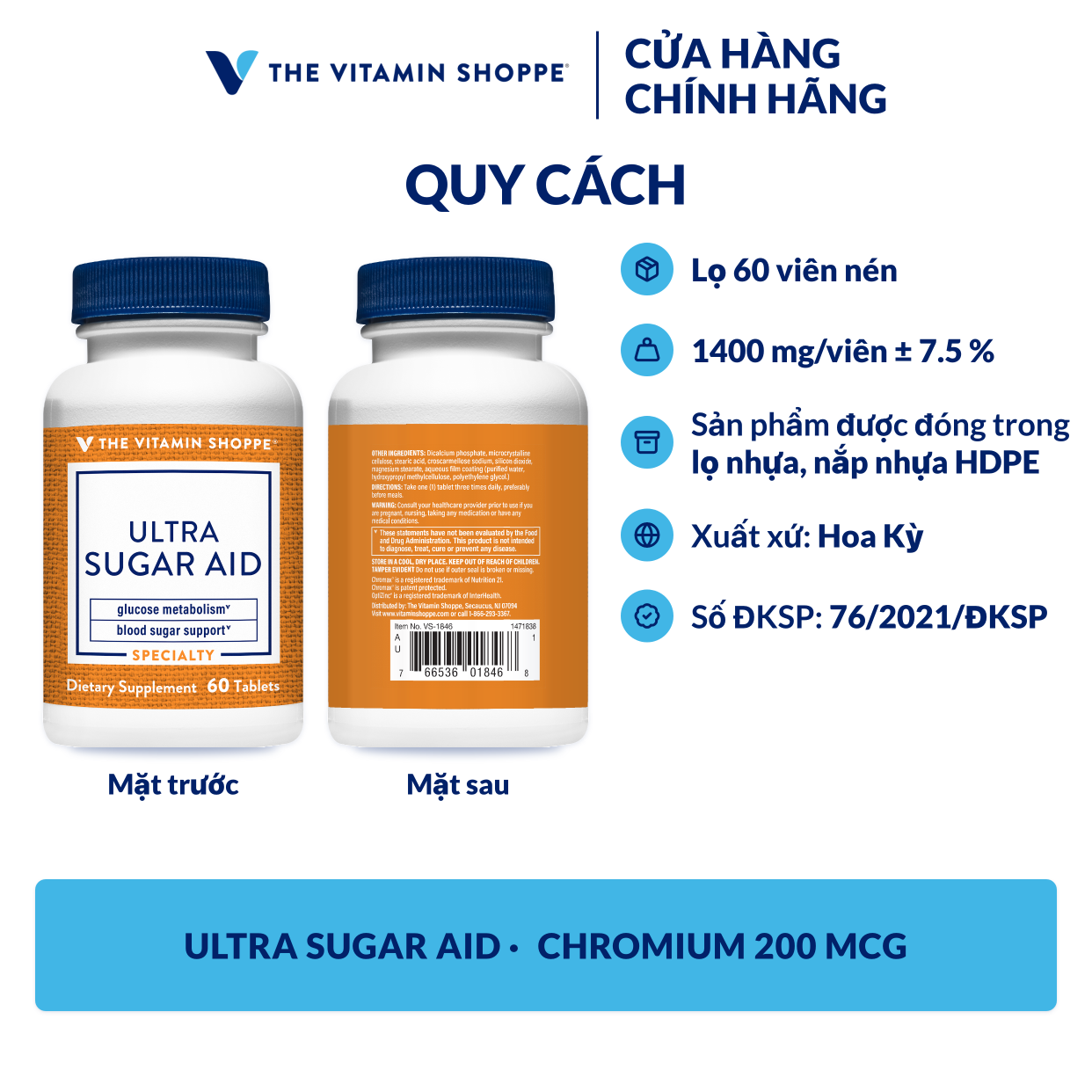 Thực phẩm bảo vệ sức khỏe ULTRA SUGAR AID