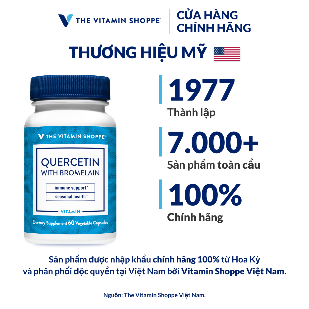 Thực phẩm bảo vệ sức khỏe QUERCETIN WITH BROMELAIN