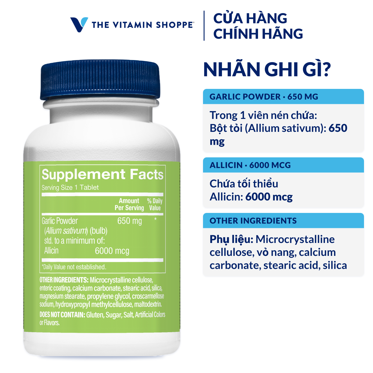 Thực phẩm bảo vệ sức khỏe ALLICIN 6000 GARLIC