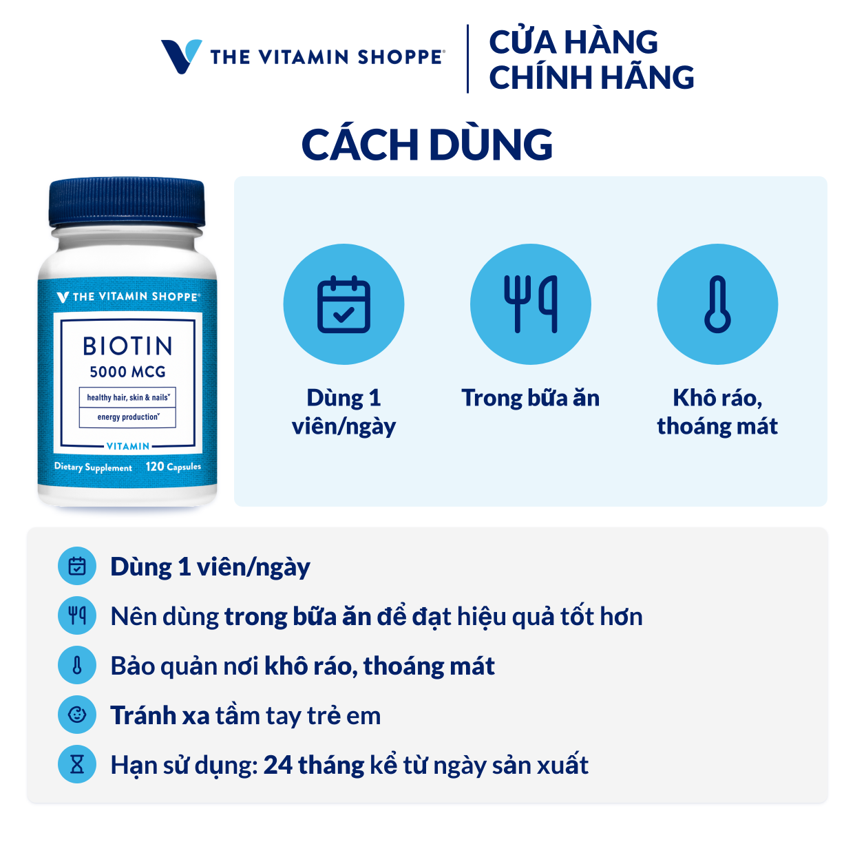 Thực phẩm bảo vệ sức khỏe BIOTIN