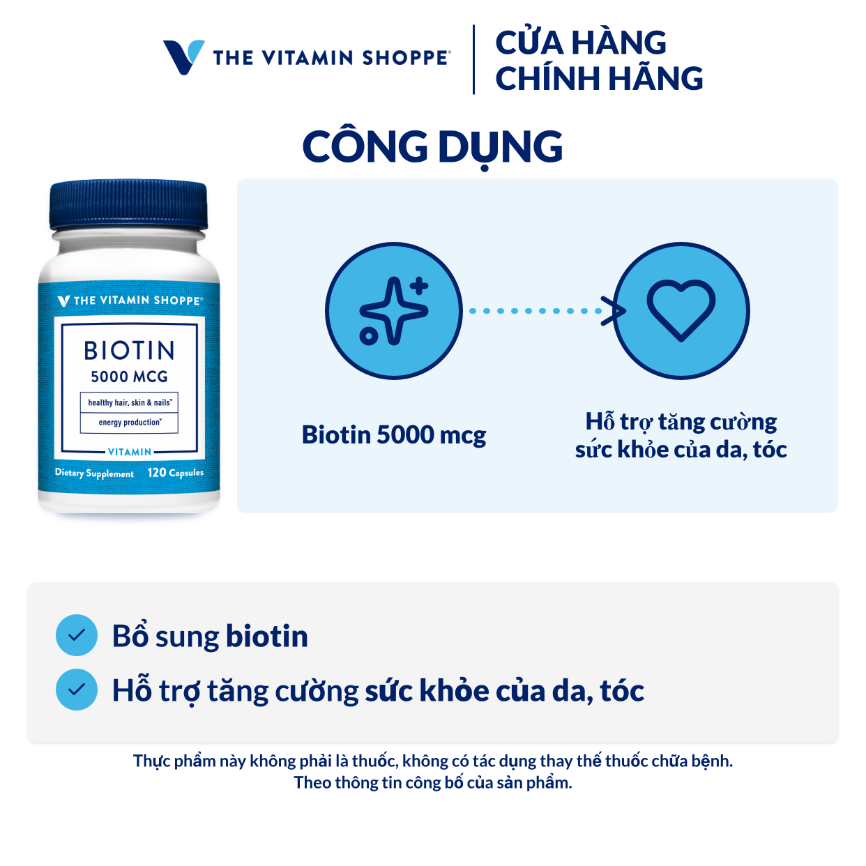 Thực phẩm bảo vệ sức khỏe BIOTIN