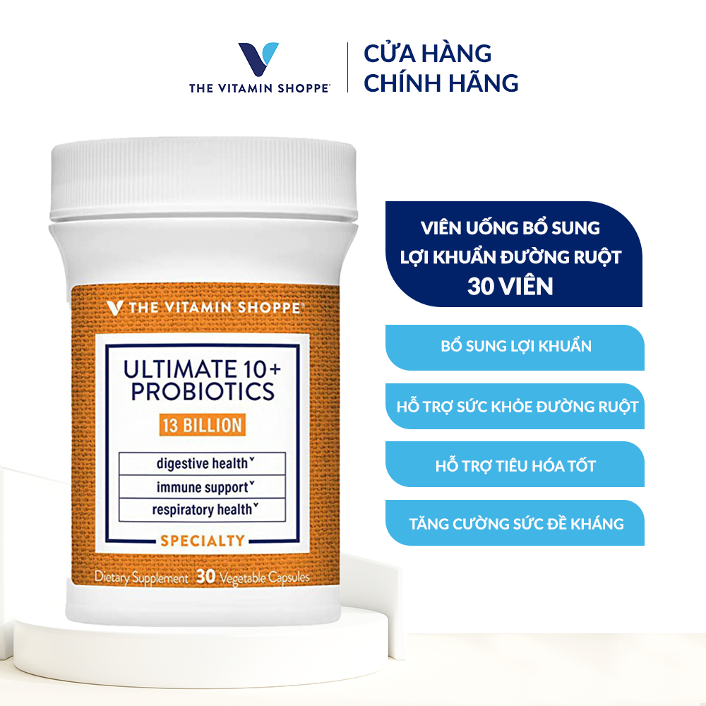 Thực phẩm bảo vệ sức khỏe ULTIMATE 10+ PROBIOTICS 13 BILLION