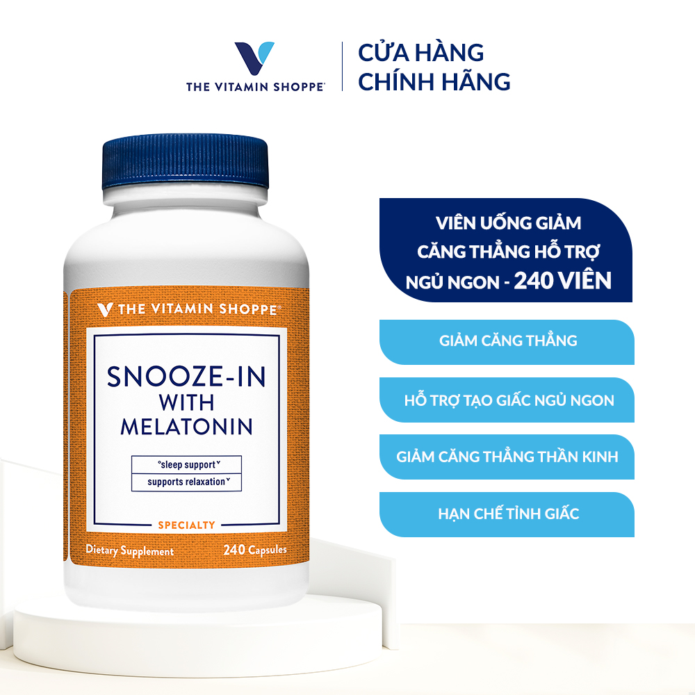 Thực phẩm bảo vệ sức khỏe SNOOZE-IN WITH MELATONIN