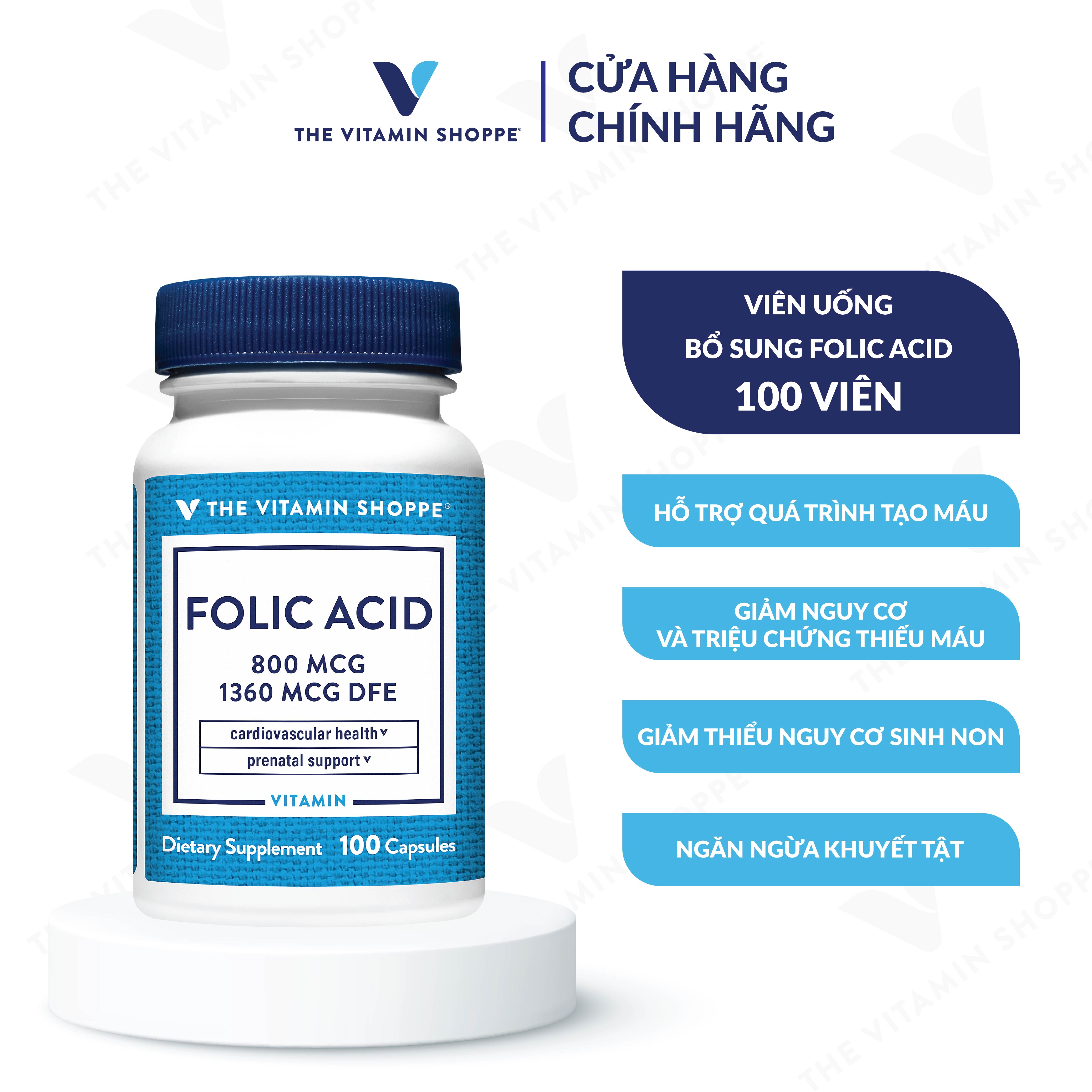 Thực phẩm bảo vệ sức khỏe FOLIC ACID