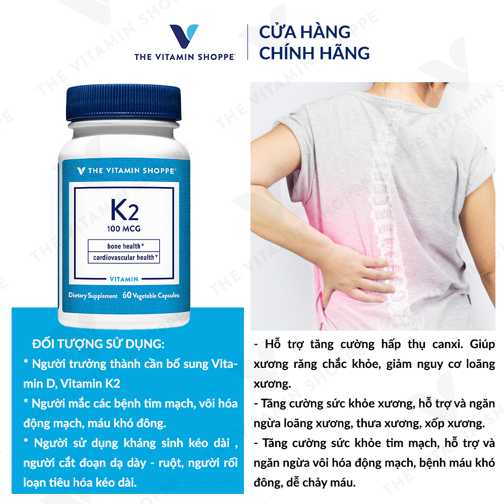 Thực phẩm bảo vệ sức khoẻ VITAMIN K2