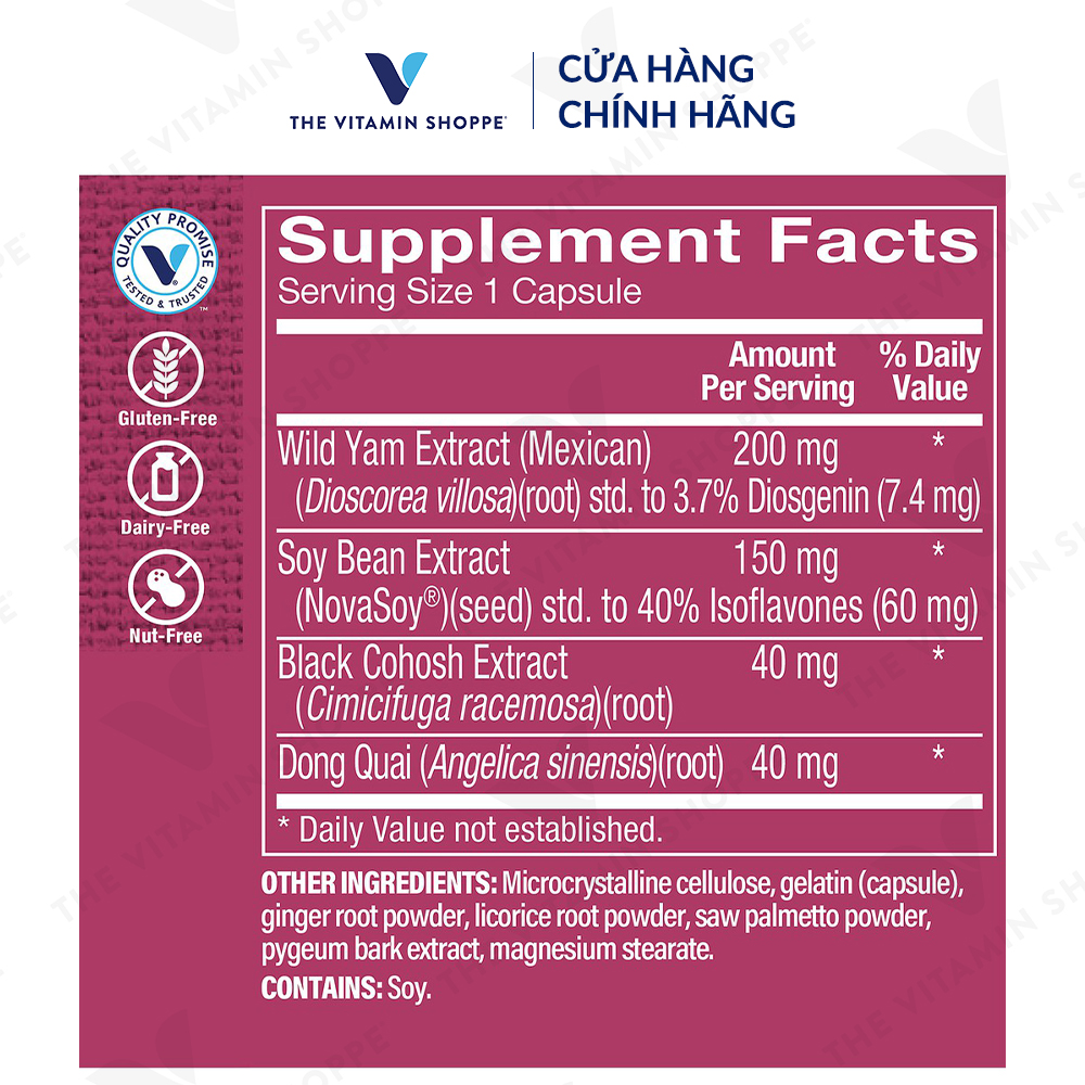 Thực phẩm bảo vệ sức khỏe PHYTOESTROGEN COMPLEX