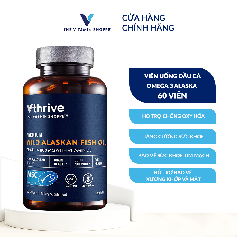 Thực phẩm bảo vệ sức khỏe PREMIUM WILD ALASKAN FISH OIL