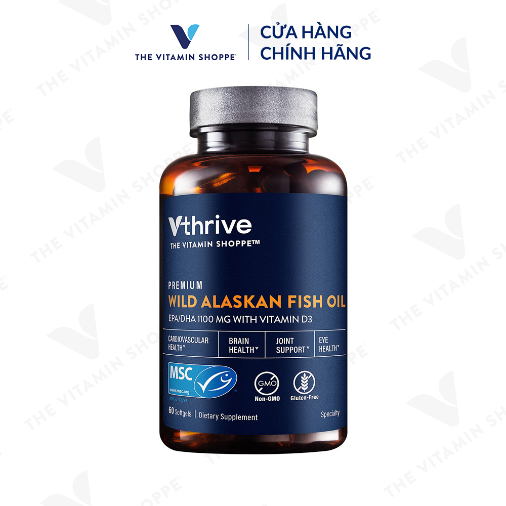 Thực phẩm bảo vệ sức khỏe PREMIUM WILD ALASKAN FISH OIL