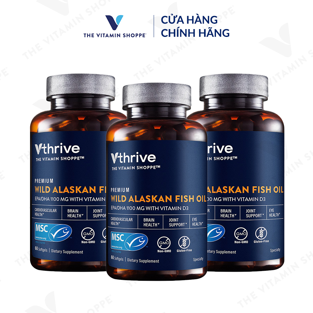 Thực phẩm bảo vệ sức khỏe PREMIUM WILD ALASKAN FISH OIL