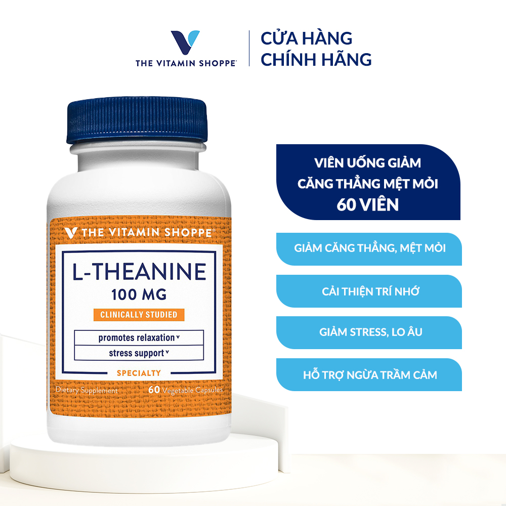 Thực phẩm bảo vệ sức khỏe L-THEANINE 100 MG