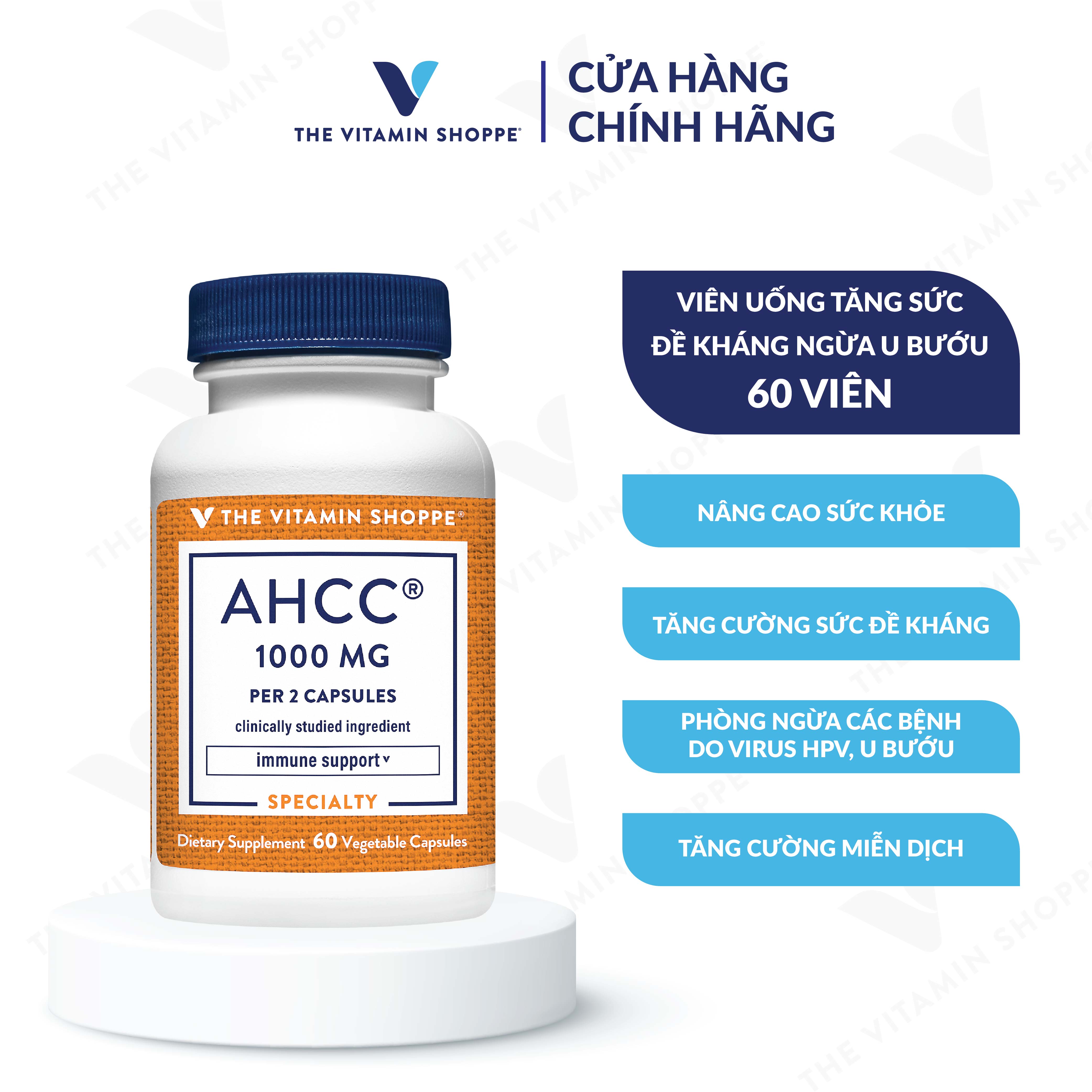 Thực phẩm bảo vệ sức khỏe AHCC 1000 MG