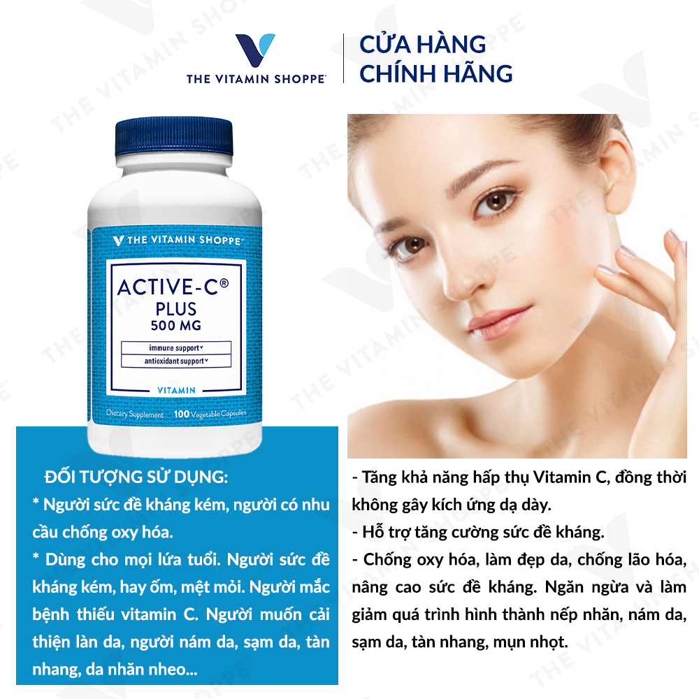 Thực phẩm bảo vệ sức khỏe ACTIVE-C PLUS 500 MG