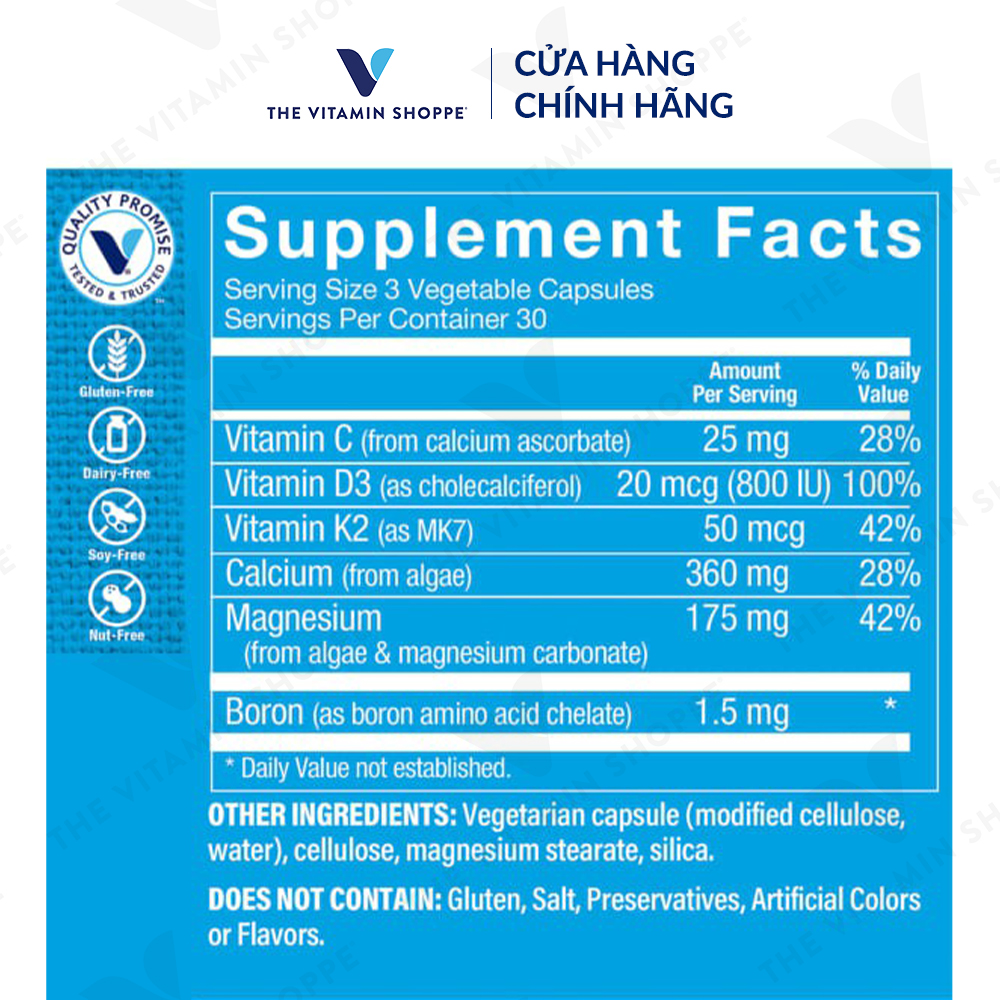 Thực phẩm bảo vệ sức khỏe ALGAE-BASED CALCIUM BONE FORMULA