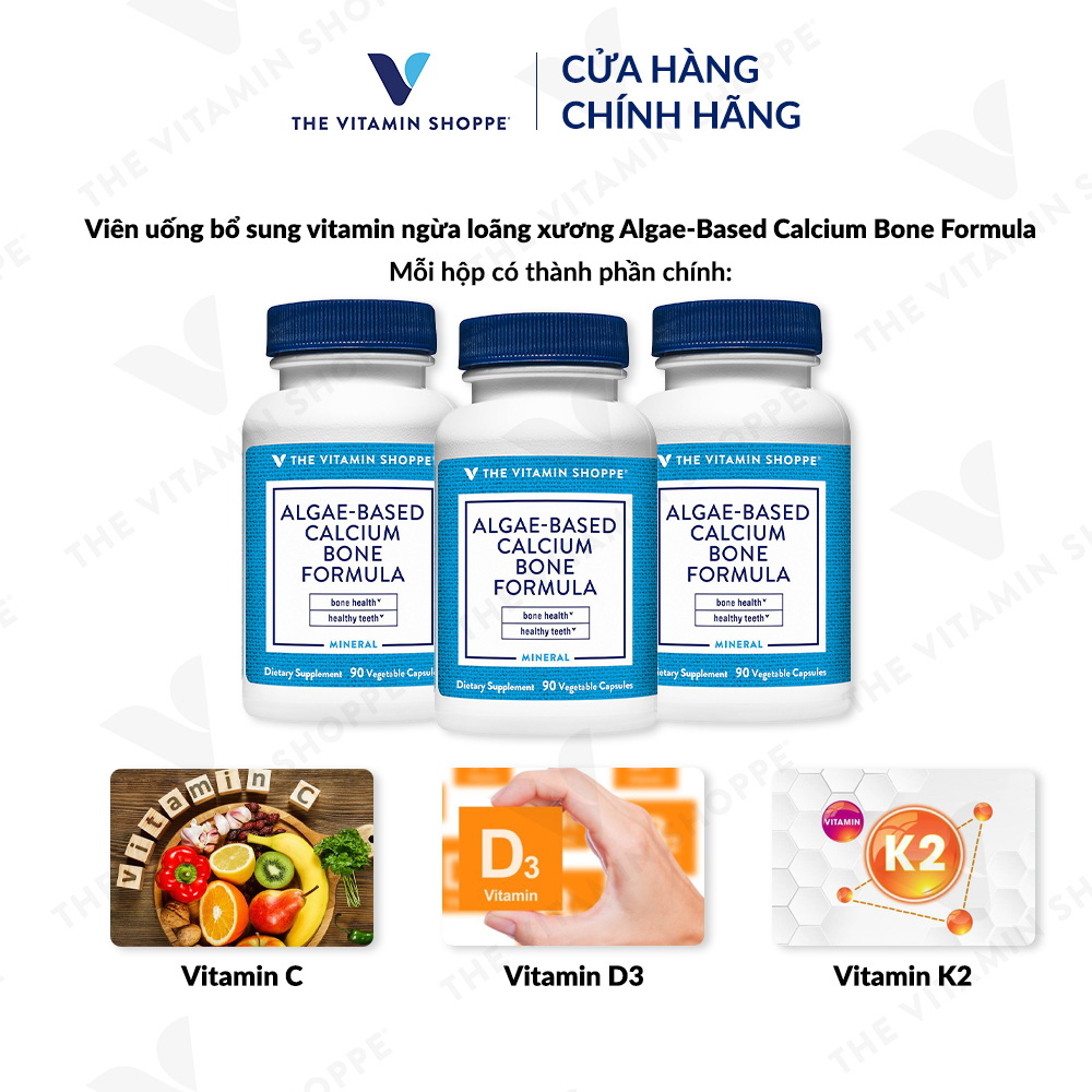 Thực phẩm bảo vệ sức khỏe ALGAE-BASED CALCIUM BONE FORMULA