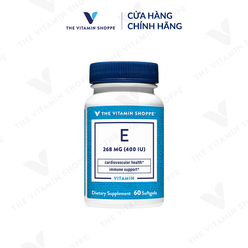 Thực phẩm bảo vệ sức khỏe  E 268 MG (400 IU)