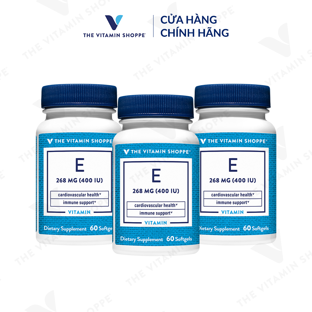 Thực phẩm bảo vệ sức khỏe  E 268 MG (400 IU)