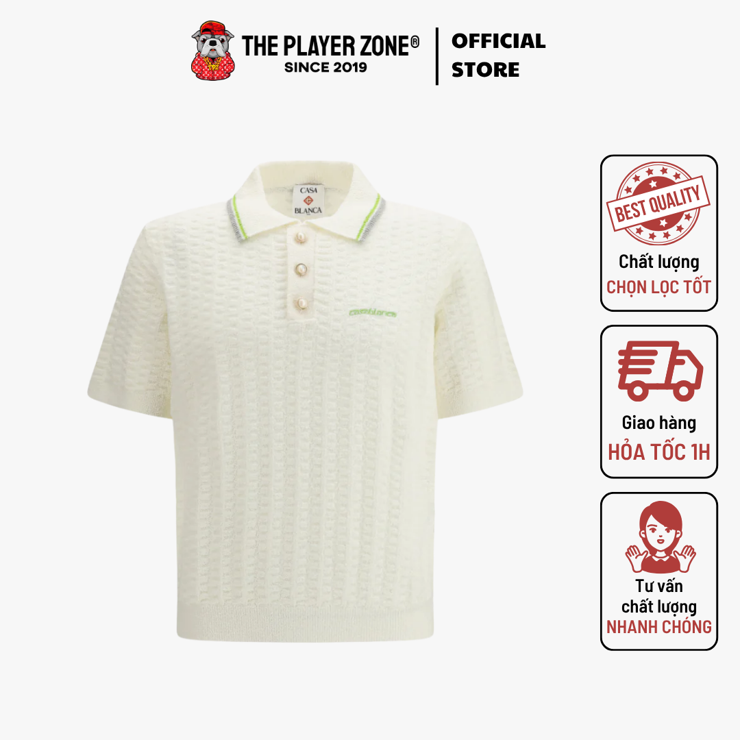 Áo polo Casa Bouclé tennis Polo Shirt