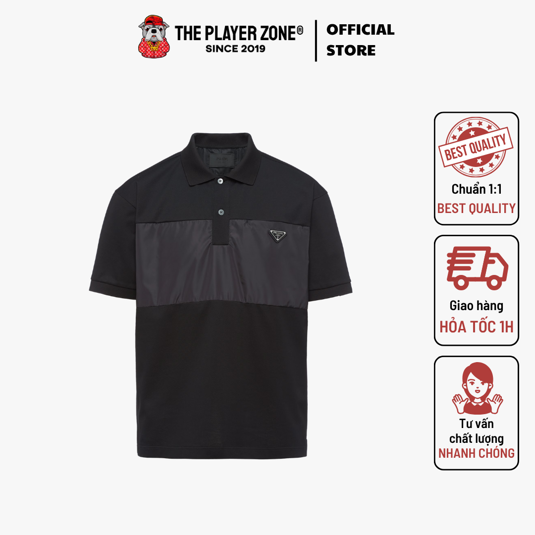 Áo Polo Prada Re-Nylon Polo Shirt