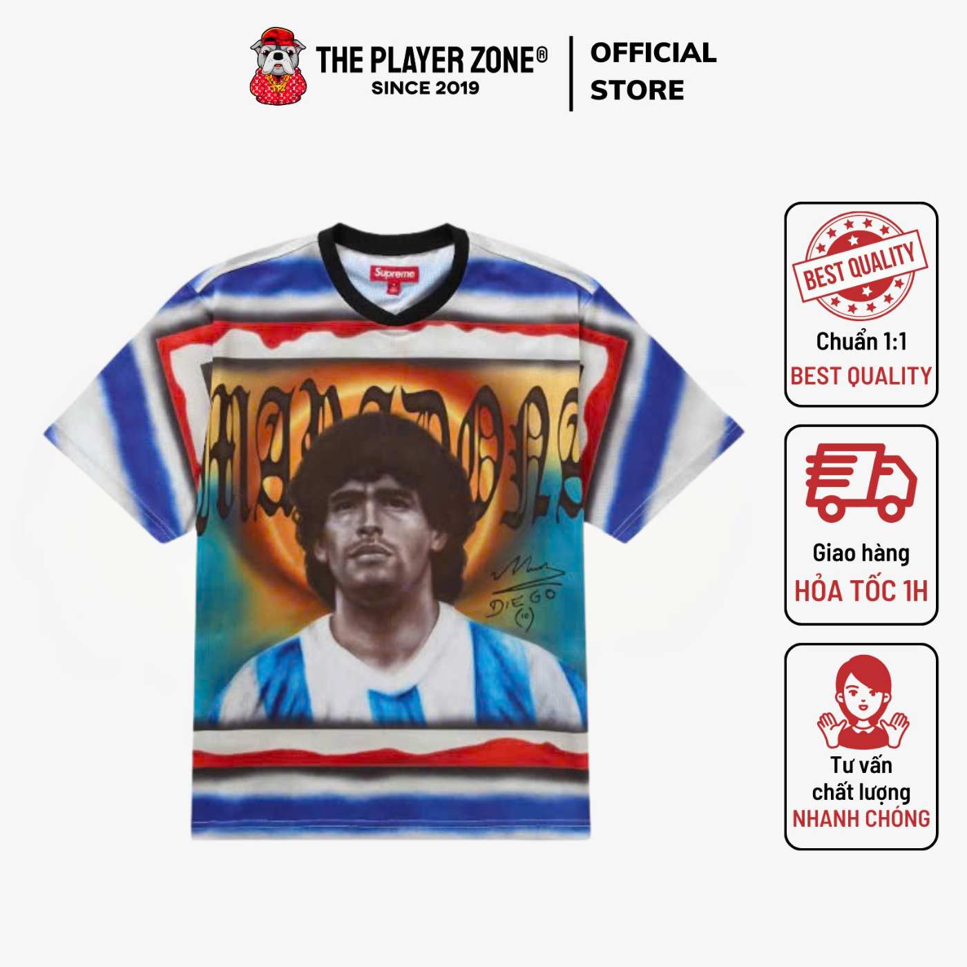 ウェア Supreme Maradona Soccer Jersey Supreme ”Diego Maradona 10“ 2024 Jersey Size on tag : S Pit