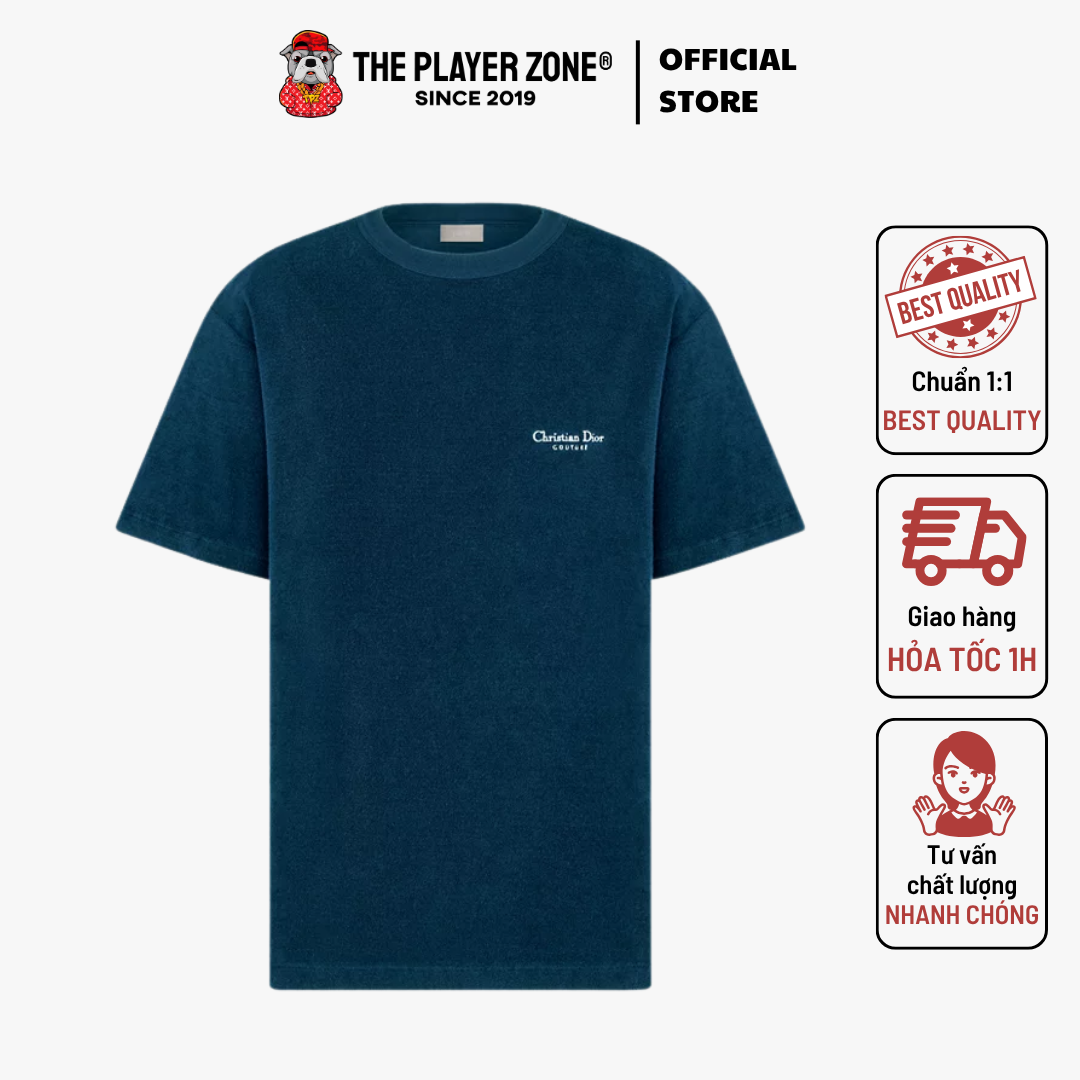 Áo thun Dior Couture T-Shirt Relaxed Fit - Navy