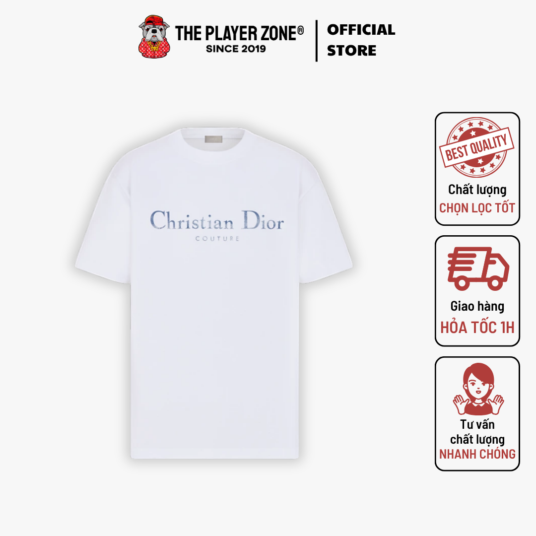 Áo Thun Dior Couture T-Shirt, Relaxed Fit - trắng