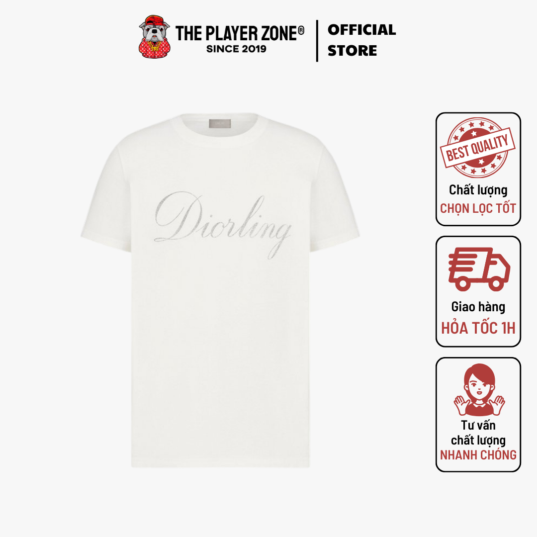 Áo Thun Dior Diorling T-Shirt Regular Fit - Trắng