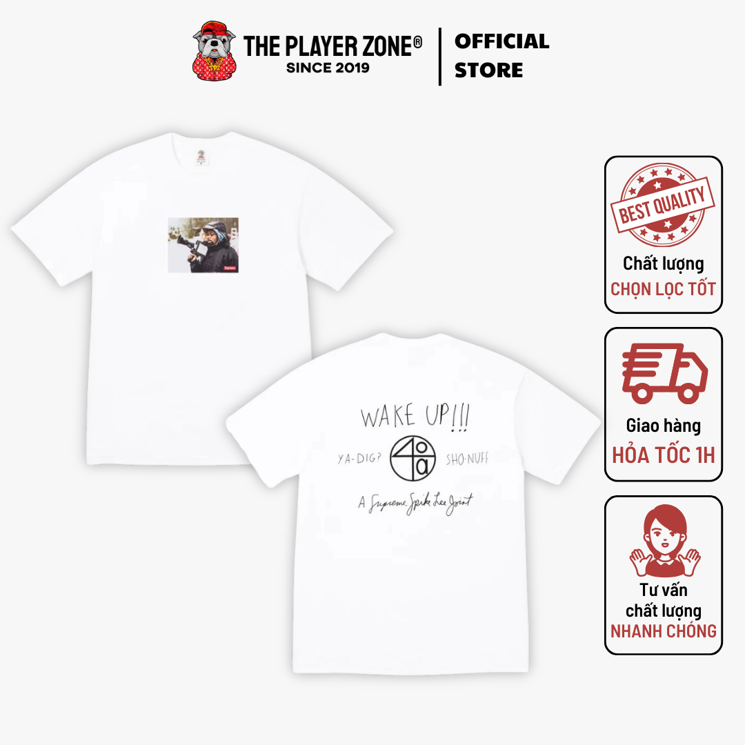 Áo Thun Supreme 40 Acres Spike Tee White