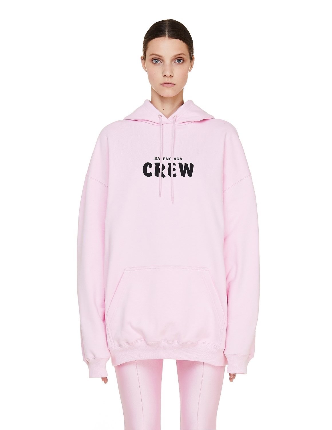 Balenciaga Campaign Logo Hoodie Pink  SS21  US