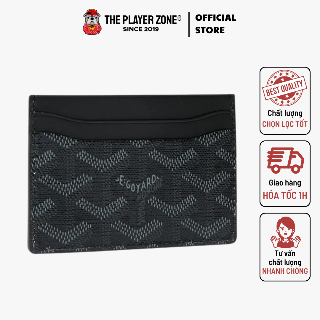 Card Holder Goyard Saint Sulpice Goyardine - Full Black