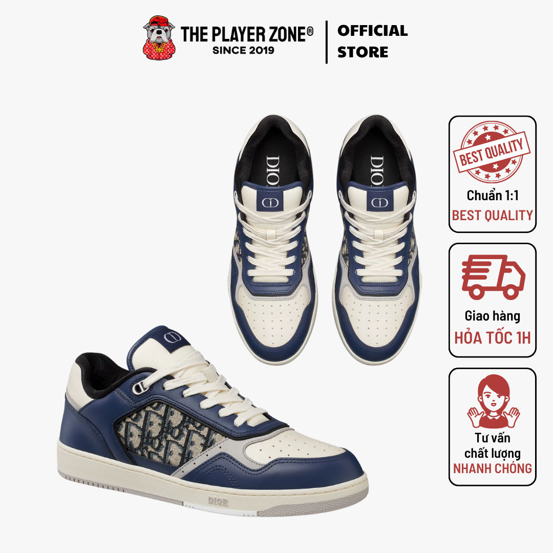 Giày Dior B27 Uptown Low-Top Sneaker - Blue