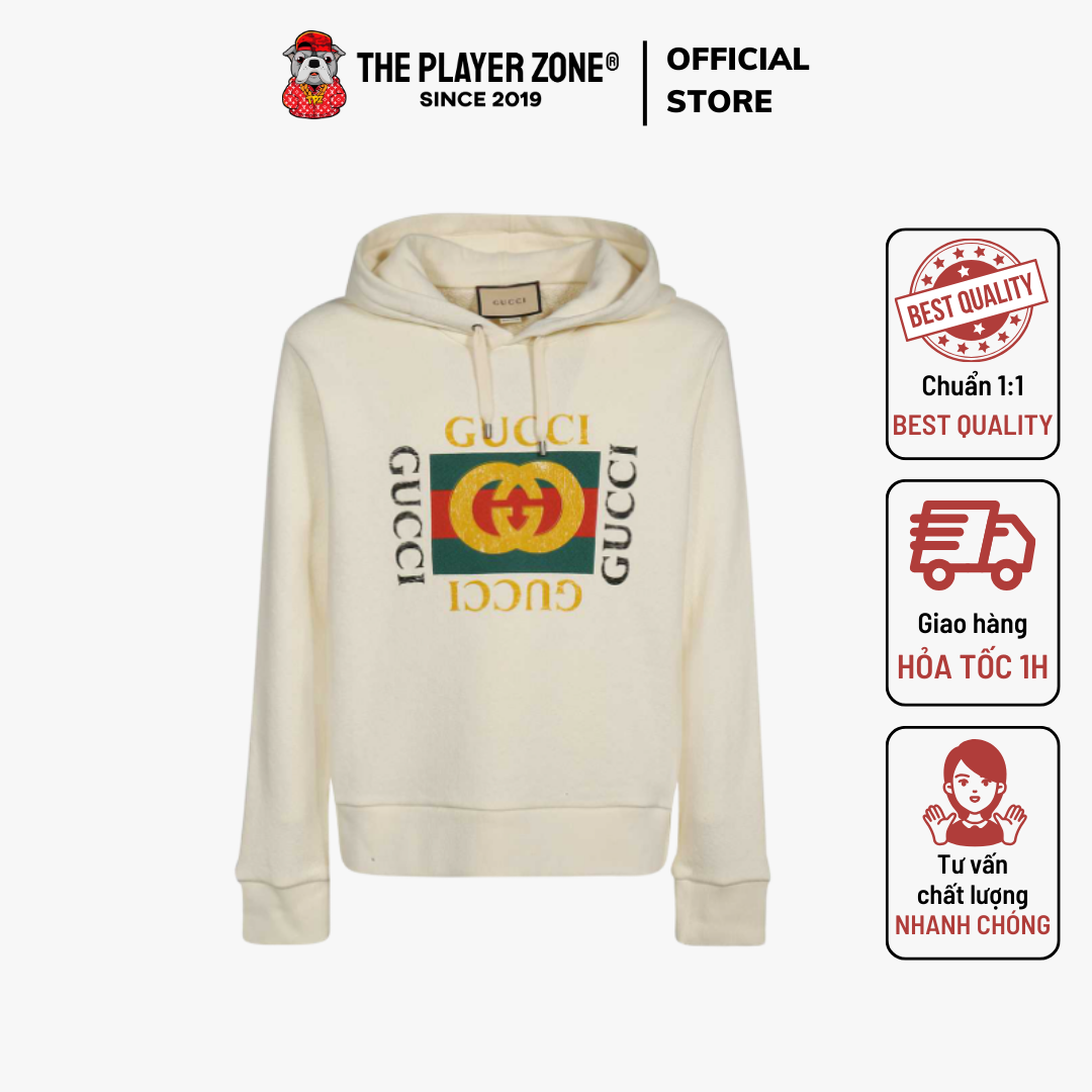 Gucci fake logo hoodie cheap
