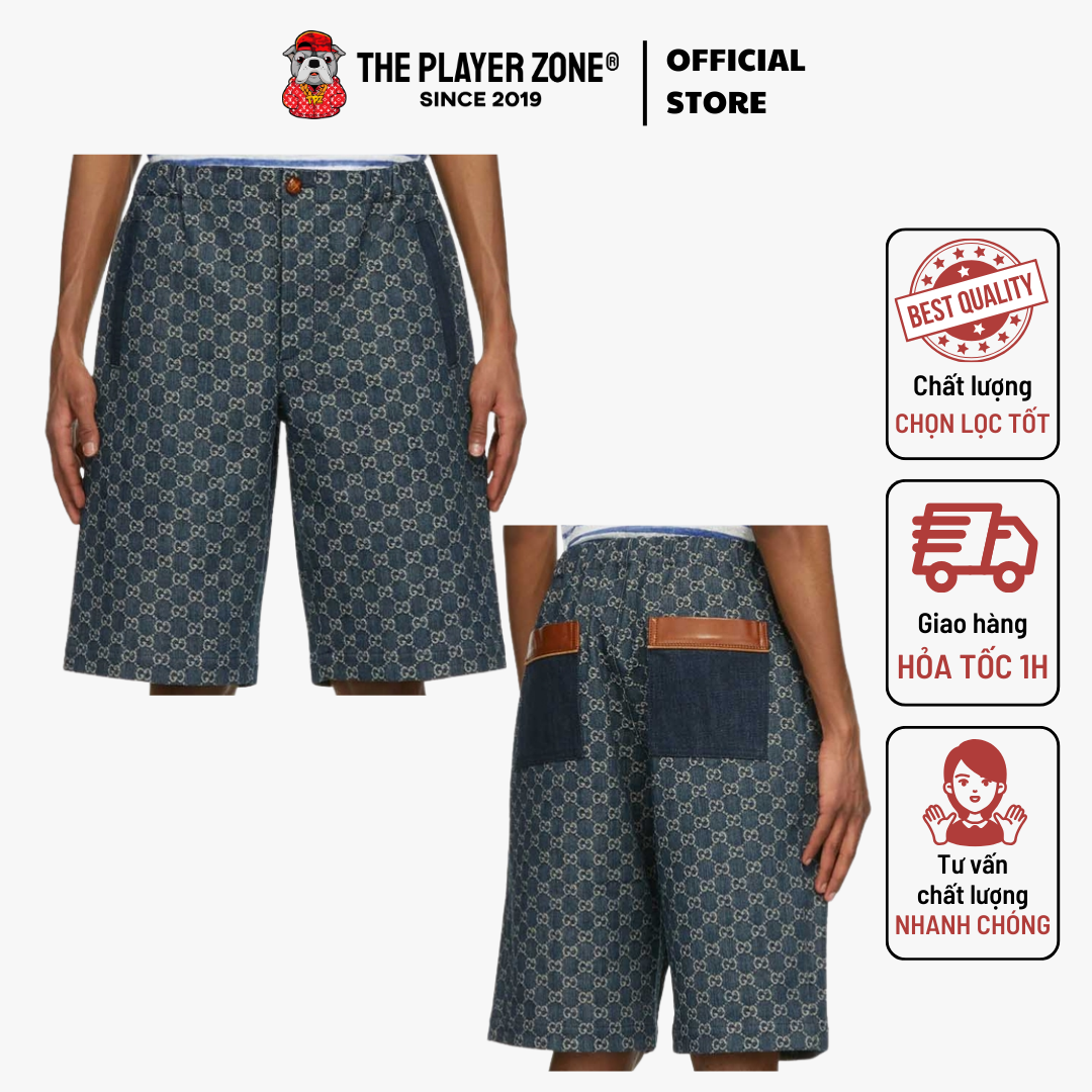 Quần Short Gucci GG 'Denim
