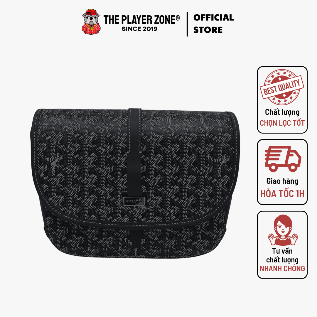 Túi Goyard Belvedere MM Bag - Full Đen