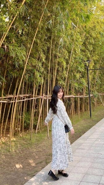 Chân váy dài họa tiết hoa nhí mùa hè  sakurafashionvn