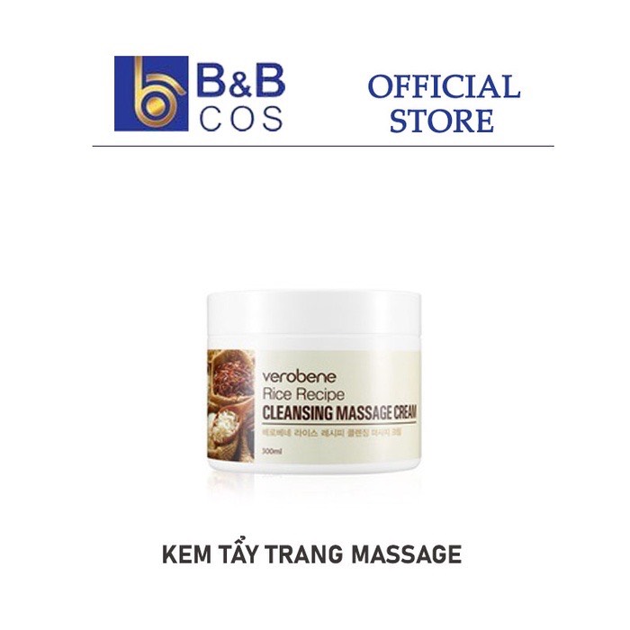 Kem Tẩy Trang Massage Verobene - Hàn Quốc