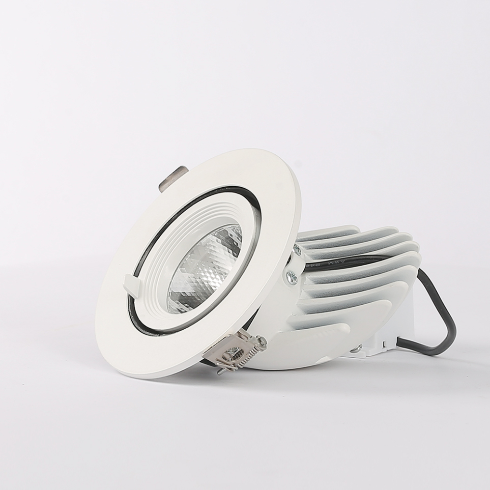 Đèn LED âm trần Downlight xoay góc, Model: AT18 100/9W