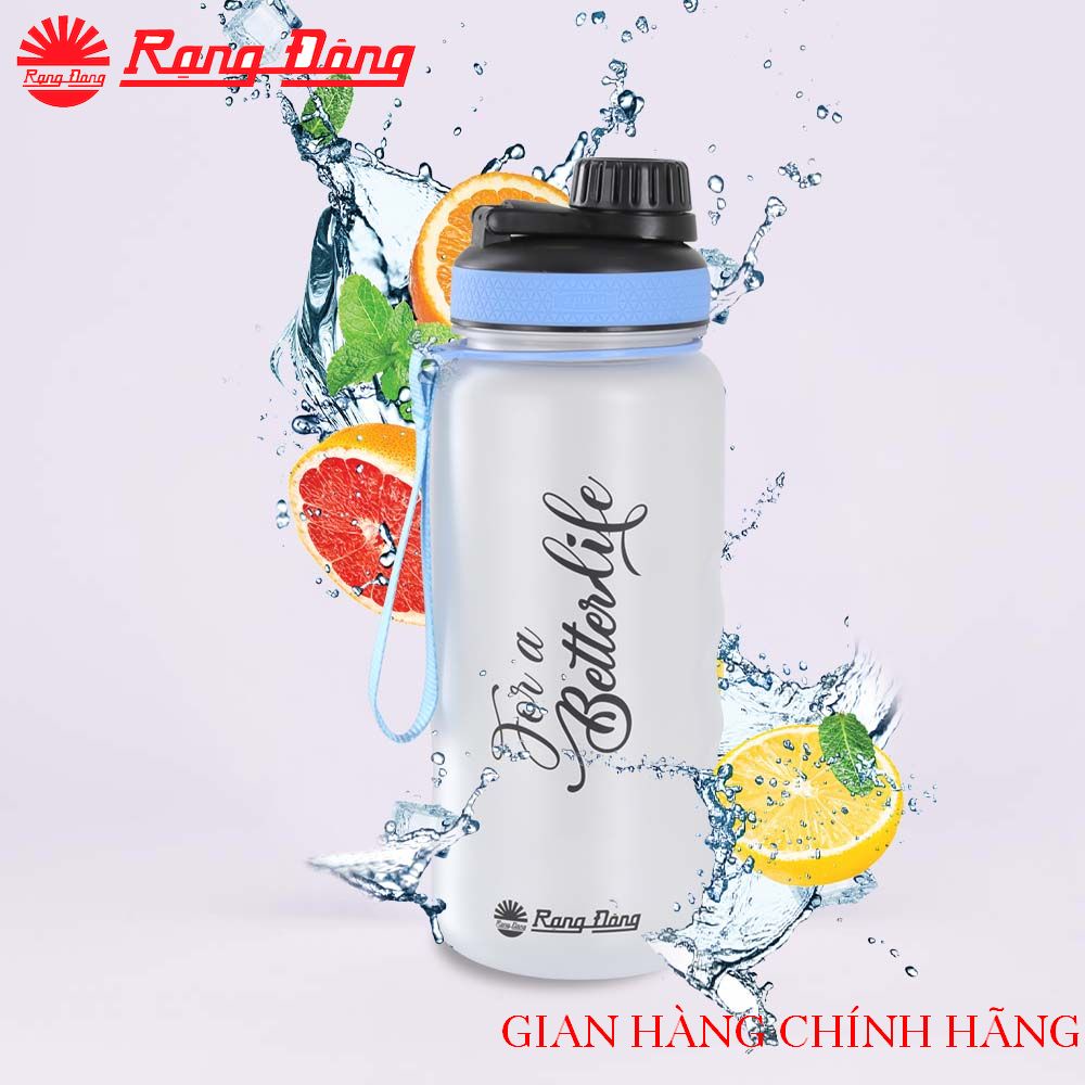 [Chính hãng] [Giá hủy diệt] Bình đựng nước Rạng Đông 1 lít Vỏ nhựa PC cao cấp nhỏ gọn và tiện lợi Model: RD-10P1