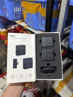 Micro Không Dây SX8 2 Mic Thu Âm TC